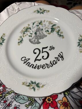 25th Anniversary Lefton china plate Japan